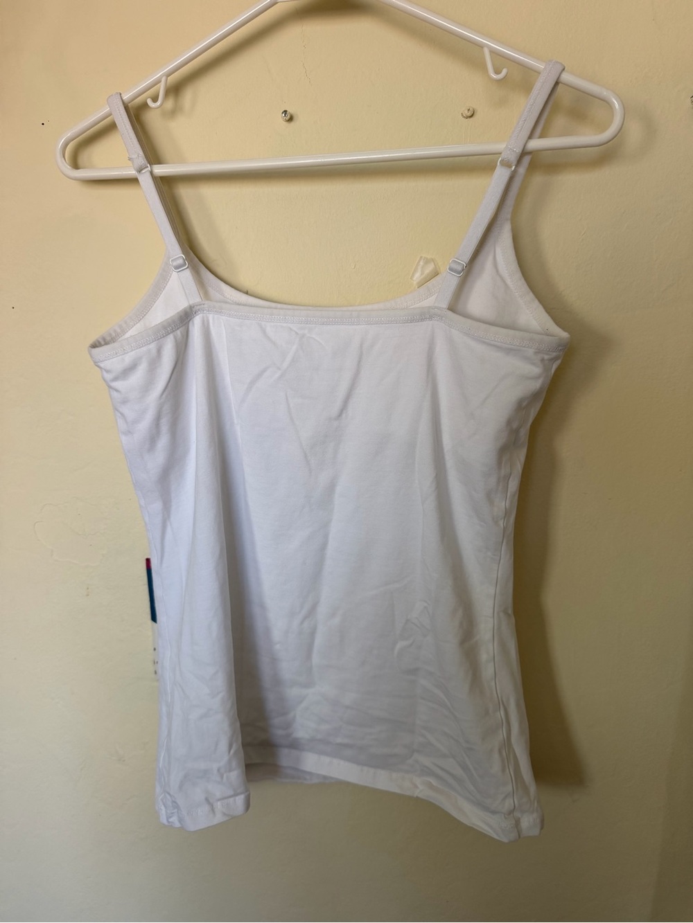 Pact 95% Organic Cotton White Everyday Spaghetti Strap Camisole - Picture 4 of 8